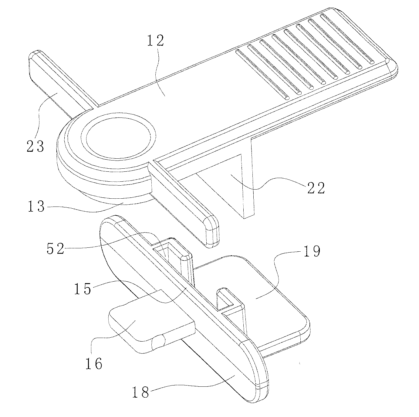 Positioning device for pasting a film