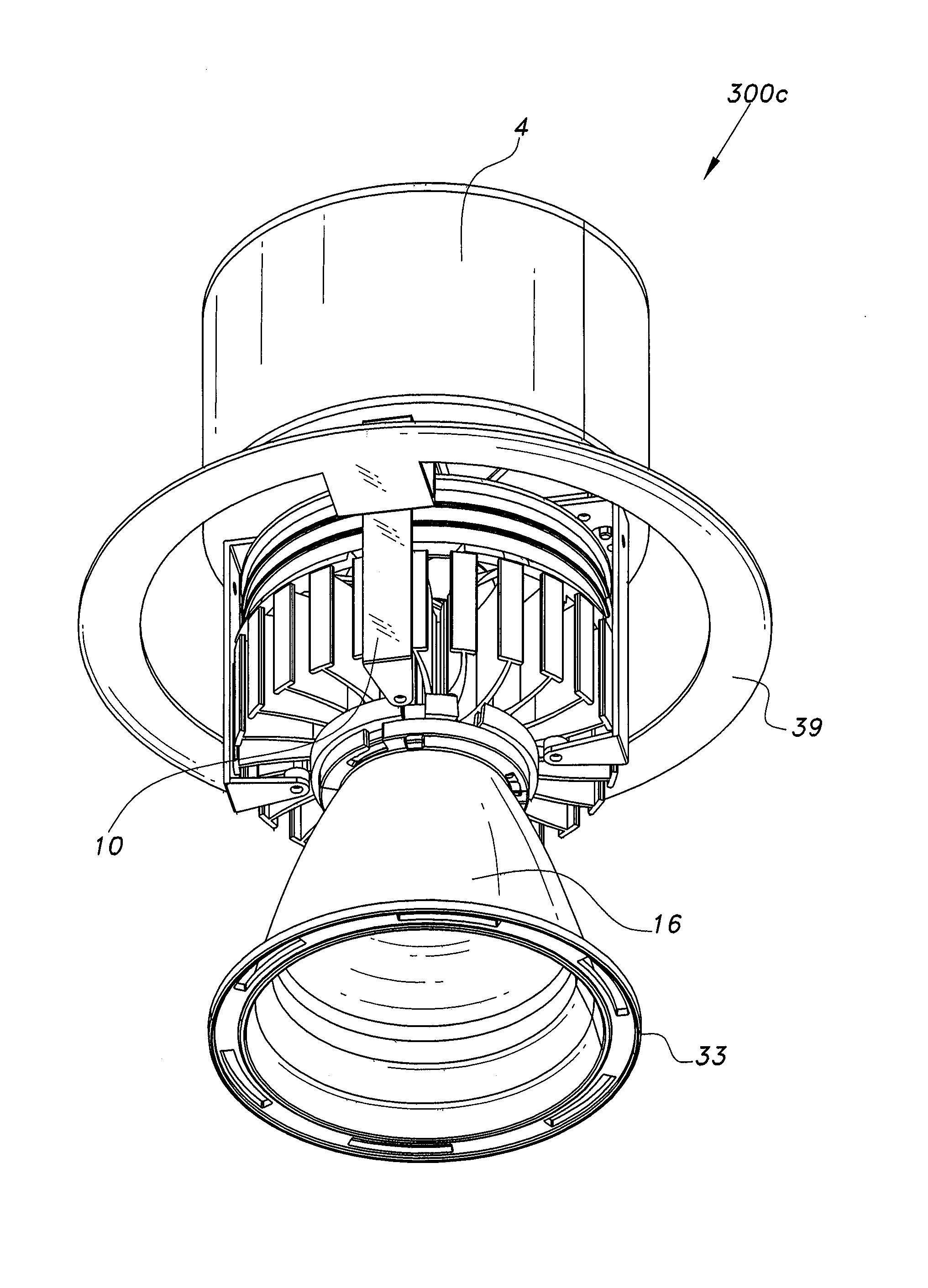 Modular LED retrofit lamp system