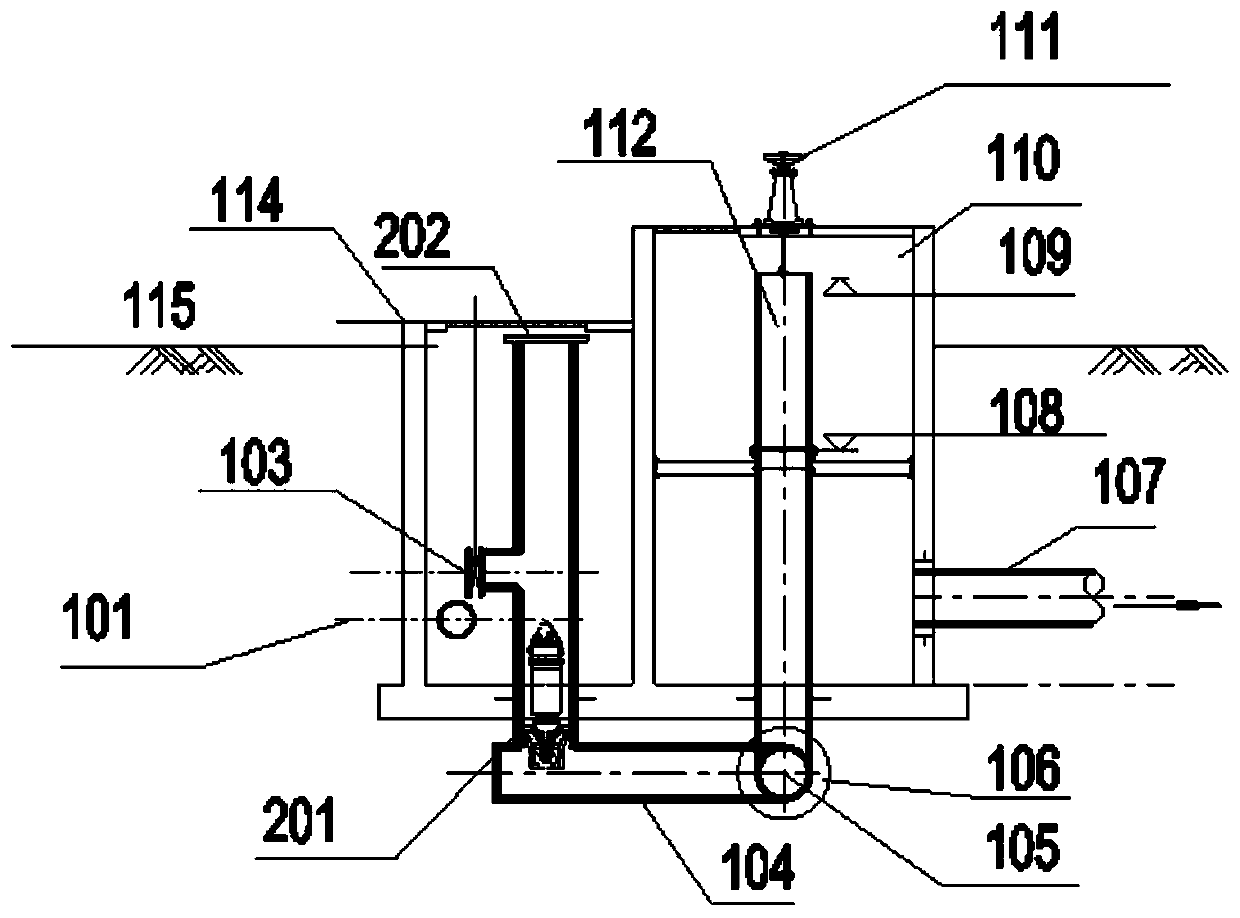 Sludge discharge system of secondary sedimentation tank and operation method thereof