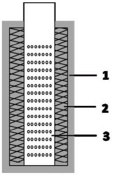 Porous electrode complex for carbon dioxide electrochemical reduction as well as preparation and application thereof