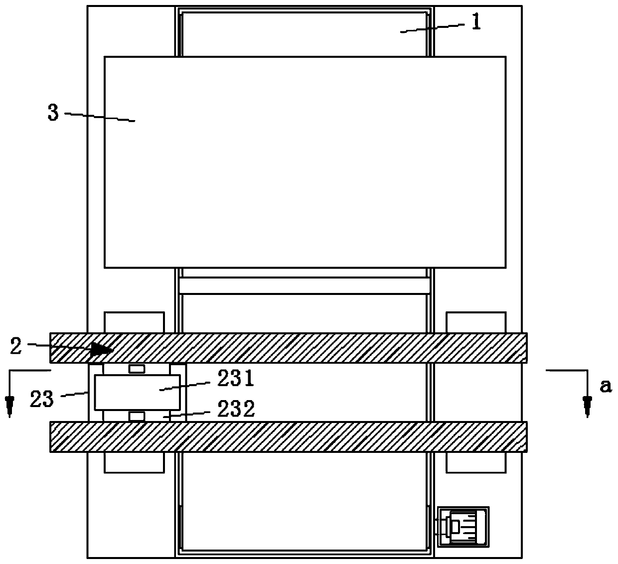 Polishing device and polishing method for improving flatness of float glass