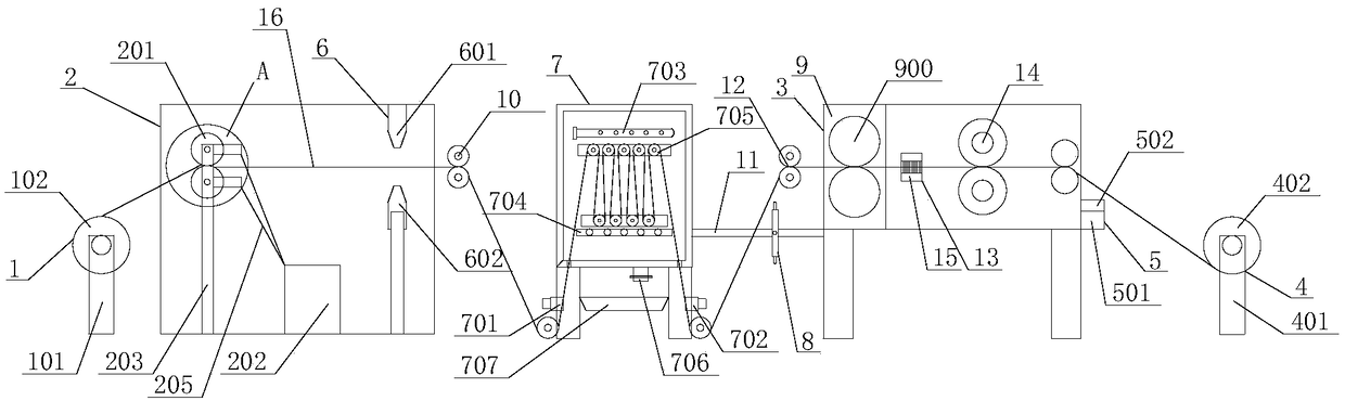 Novel fabric singeing machine