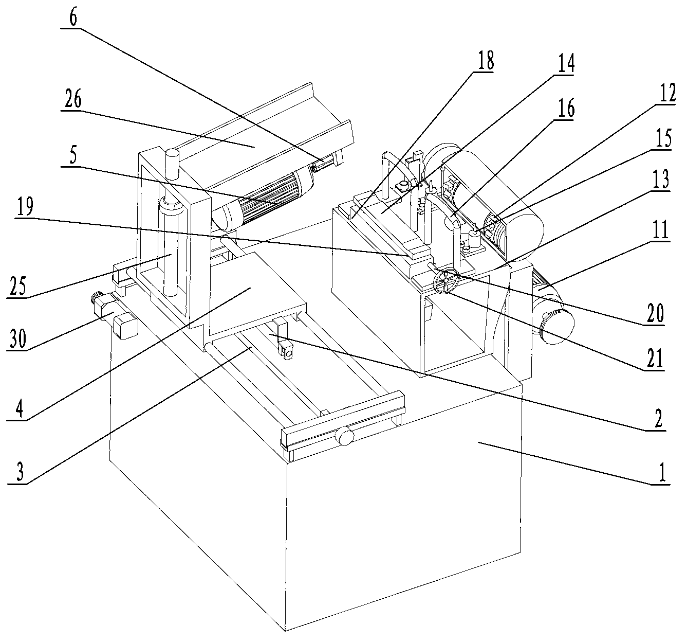 Automatic skiving machine for head and tail of shoe last