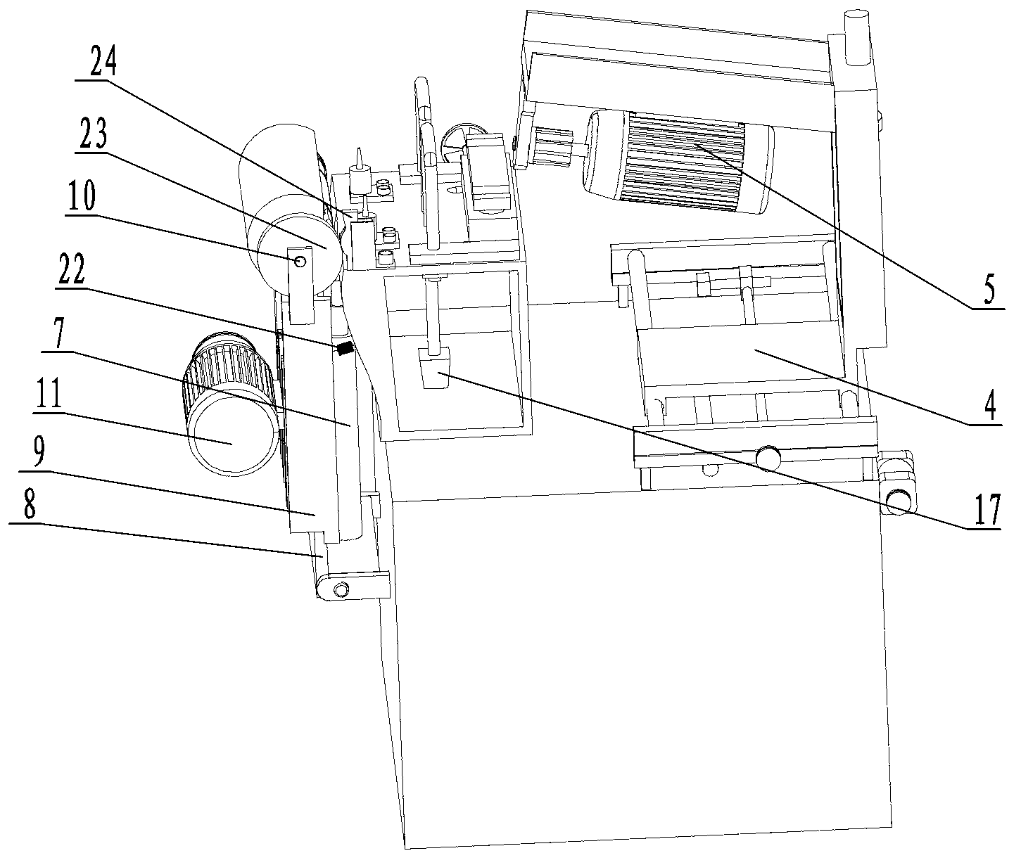 Automatic skiving machine for head and tail of shoe last