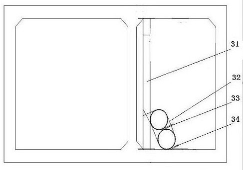 Pipeline construction device and method for pipe gallery