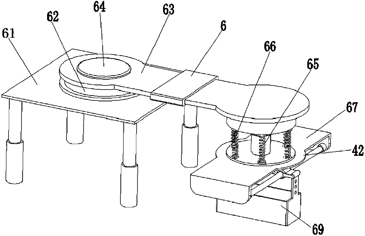 A brick gap filling device for a city municipal sidewalk floor tile laying robot