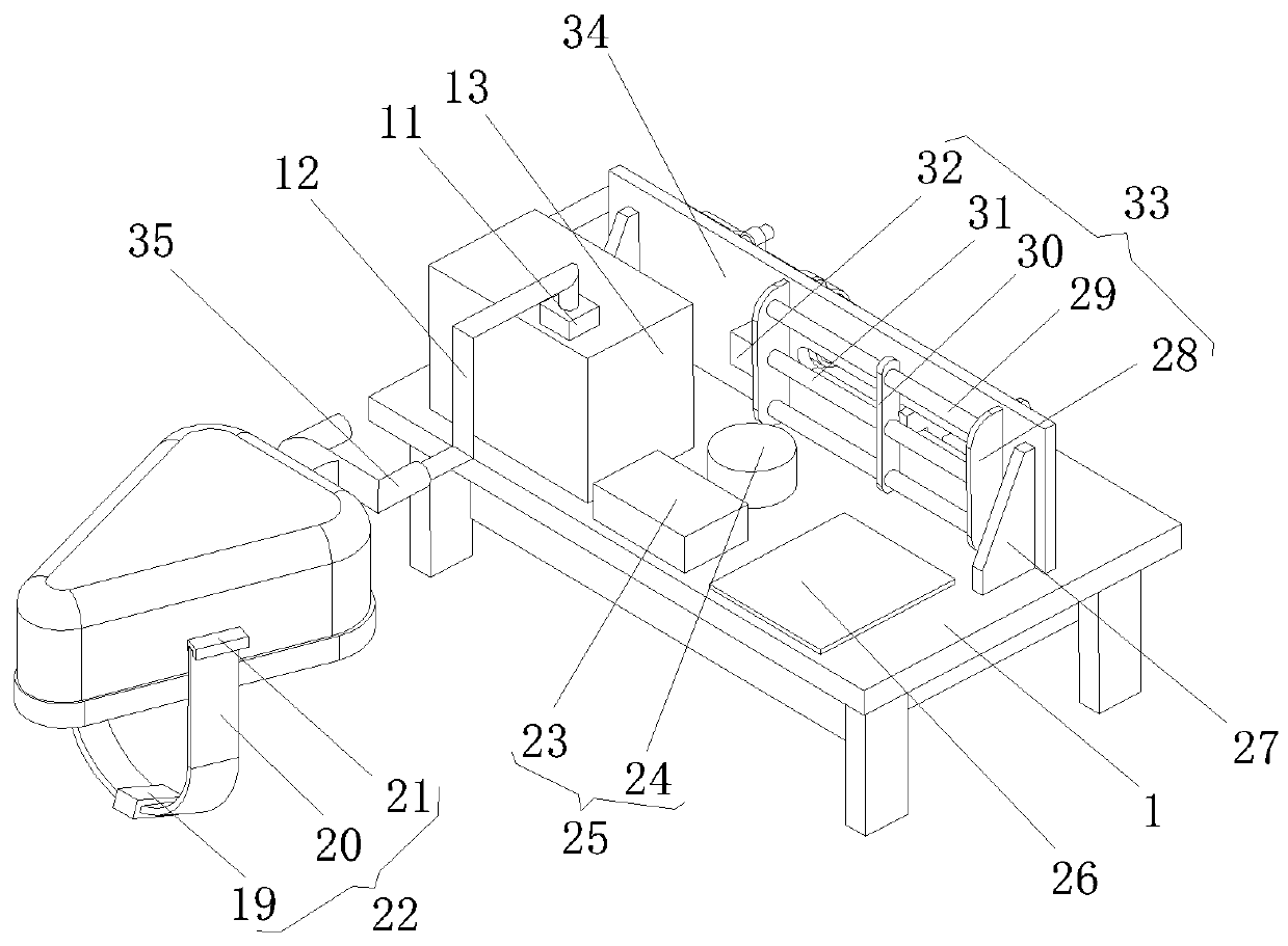 Continuous anaesthetizing device used in surgical operating room