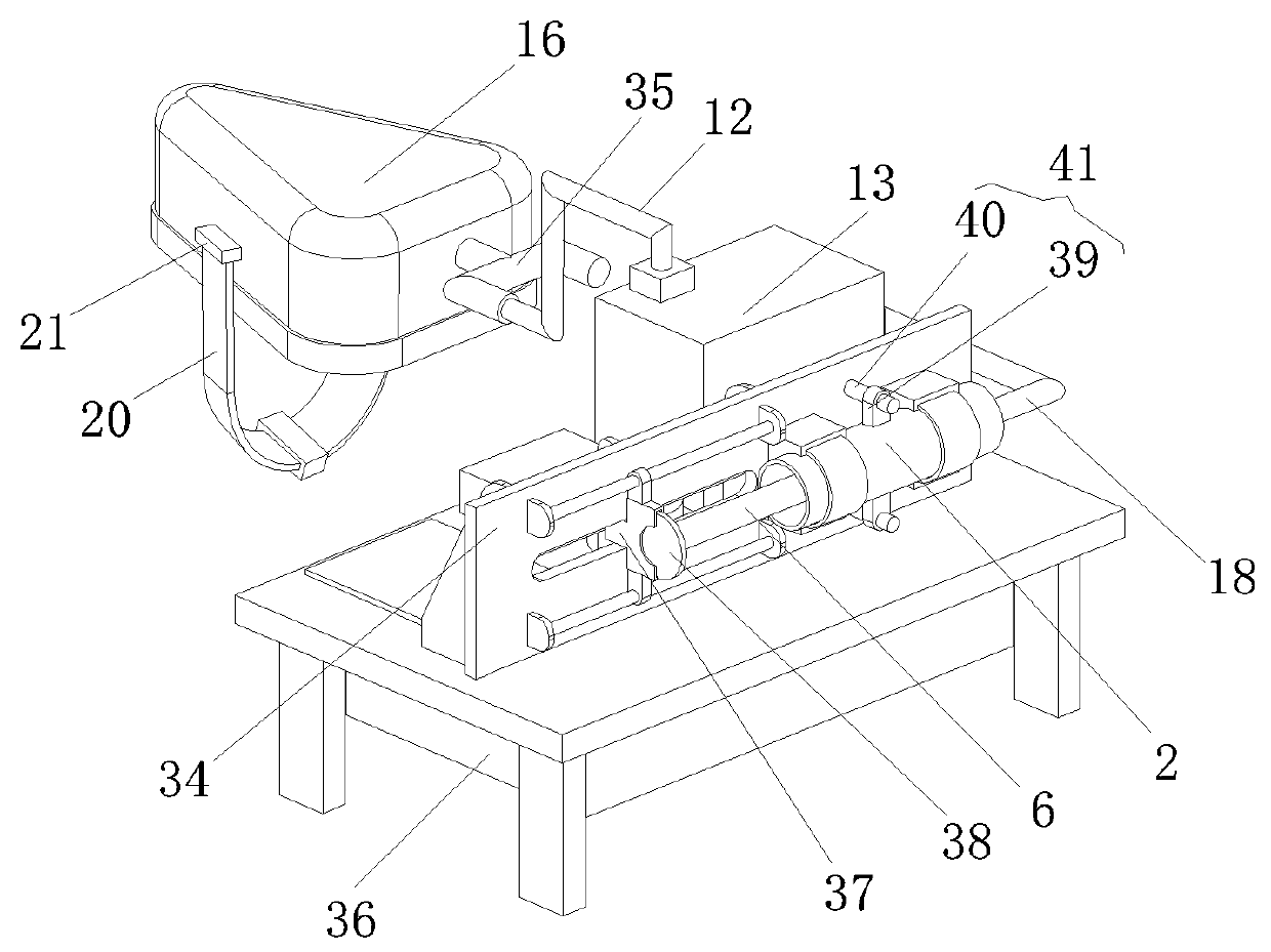 Continuous anaesthetizing device used in surgical operating room