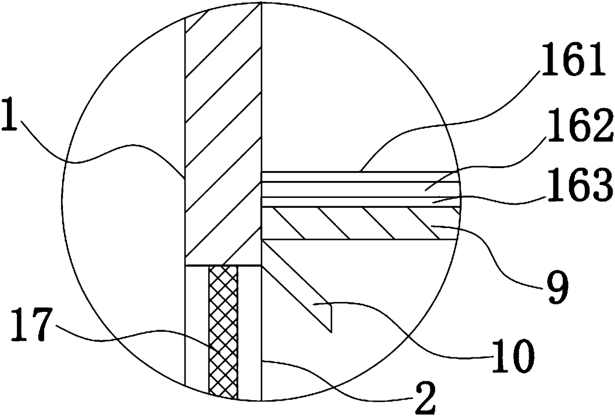 Garden flower box with soil humidity monitoring function