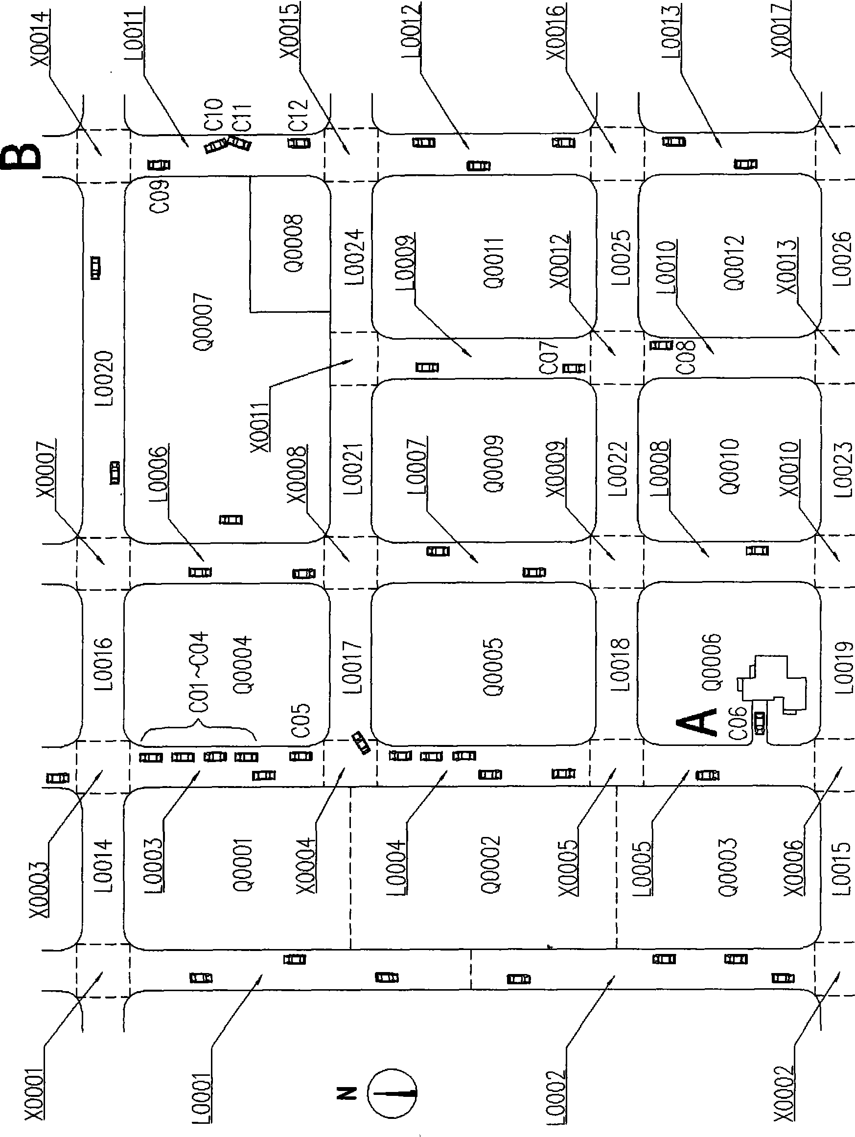 Intelligent traffic system for encoding triggering event region