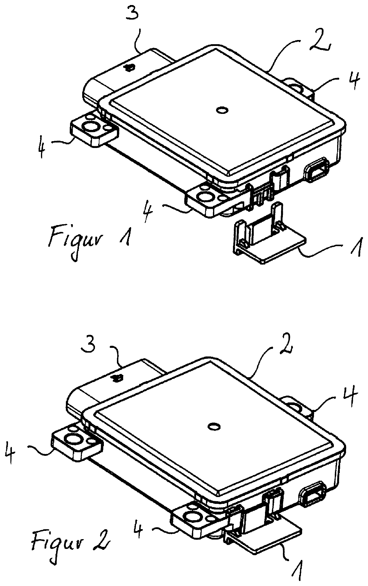 Device for ensuring the installation of a component at the designated installation location of said component