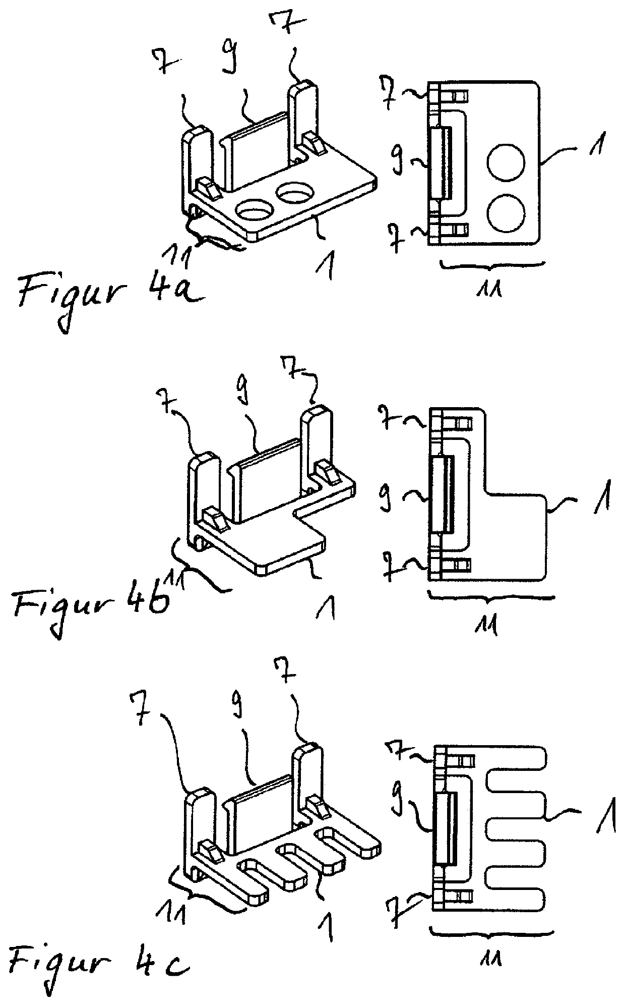 Device for ensuring the installation of a component at the designated installation location of said component