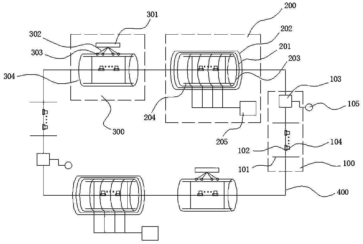 Caterpillar type quick batched hydrothermal disposing device for kitchen waste and application thereof