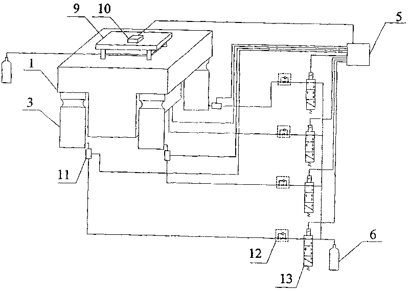 Vibrating isolation foundation precise leveling system