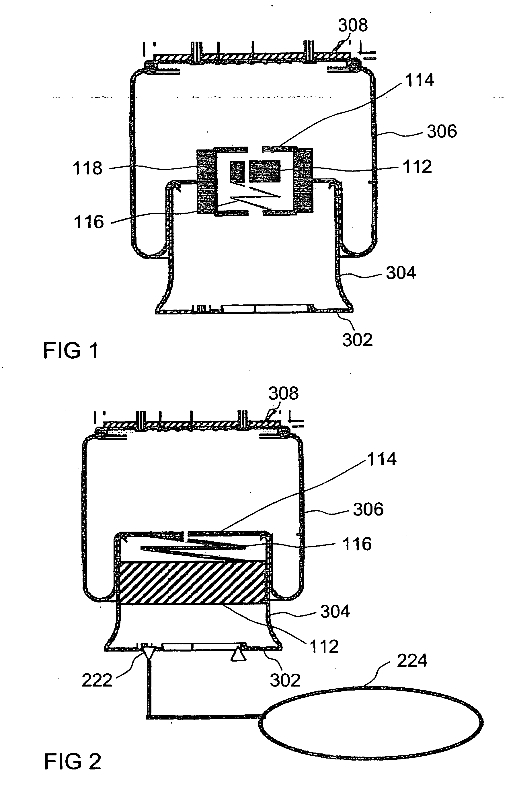 Shock absorber having compressible fluid