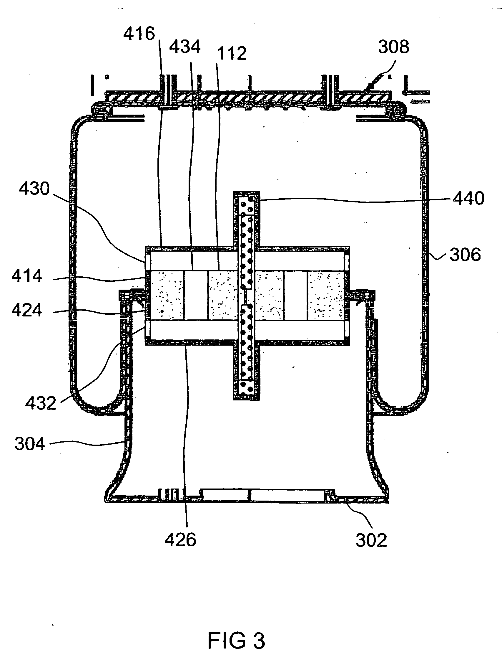 Shock absorber having compressible fluid