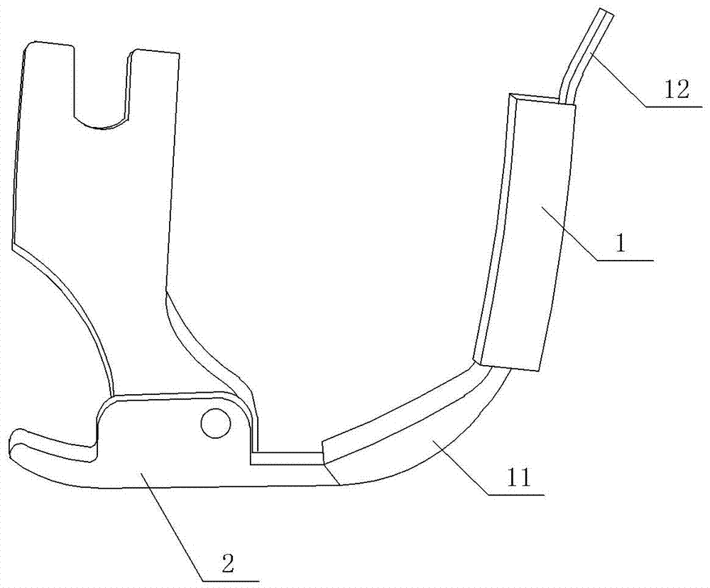 Sewing machine seam turner assistor