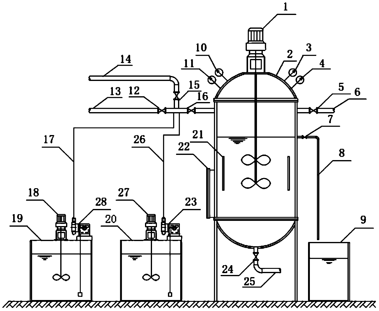 A method and device for preparing solid adsorbent by thermocatalysis of high-concentration nonylphenol polyoxyethylene ether wastewater