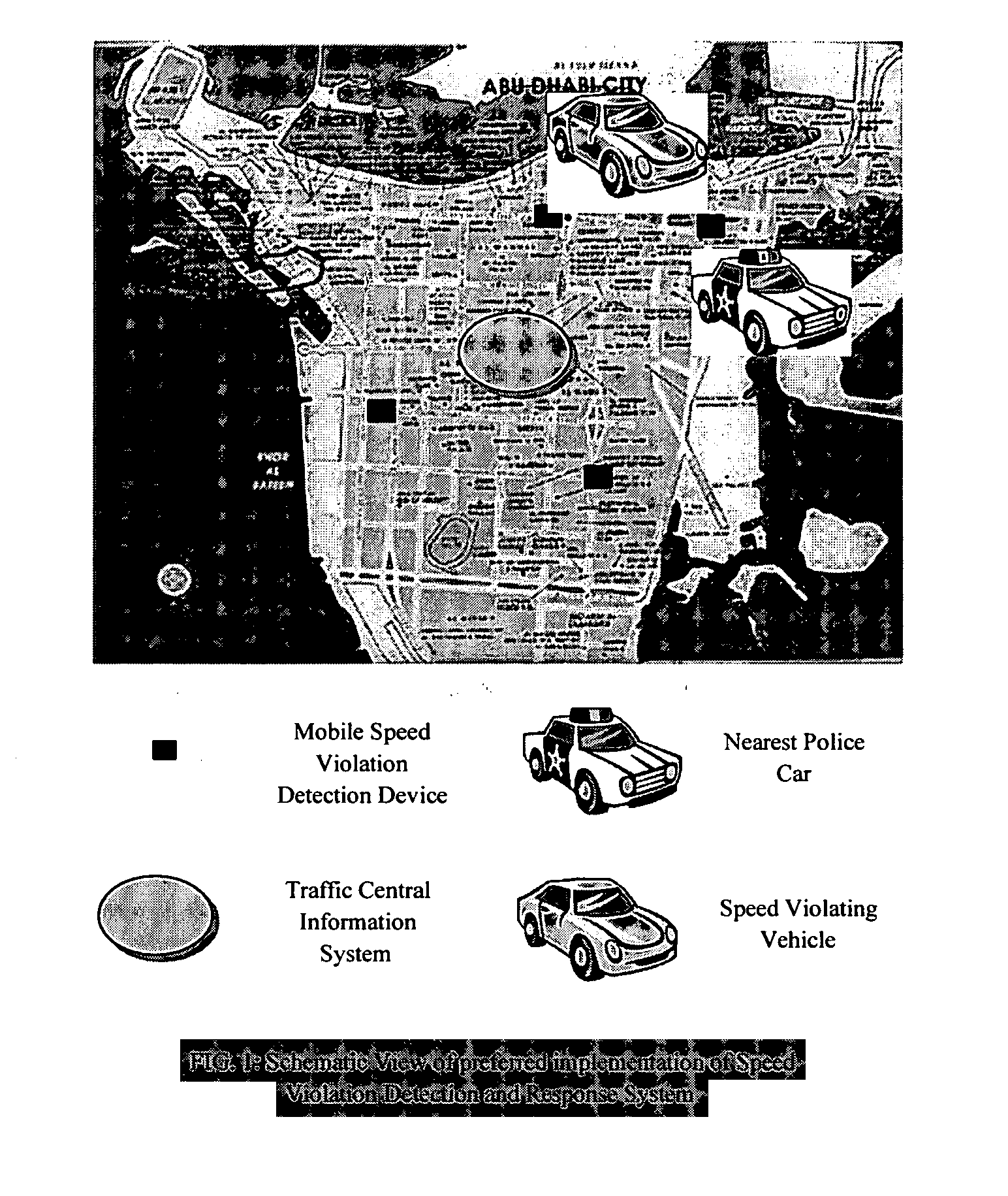 Automatic speed violation detection and response system using wireless communication, positioning and RF ID