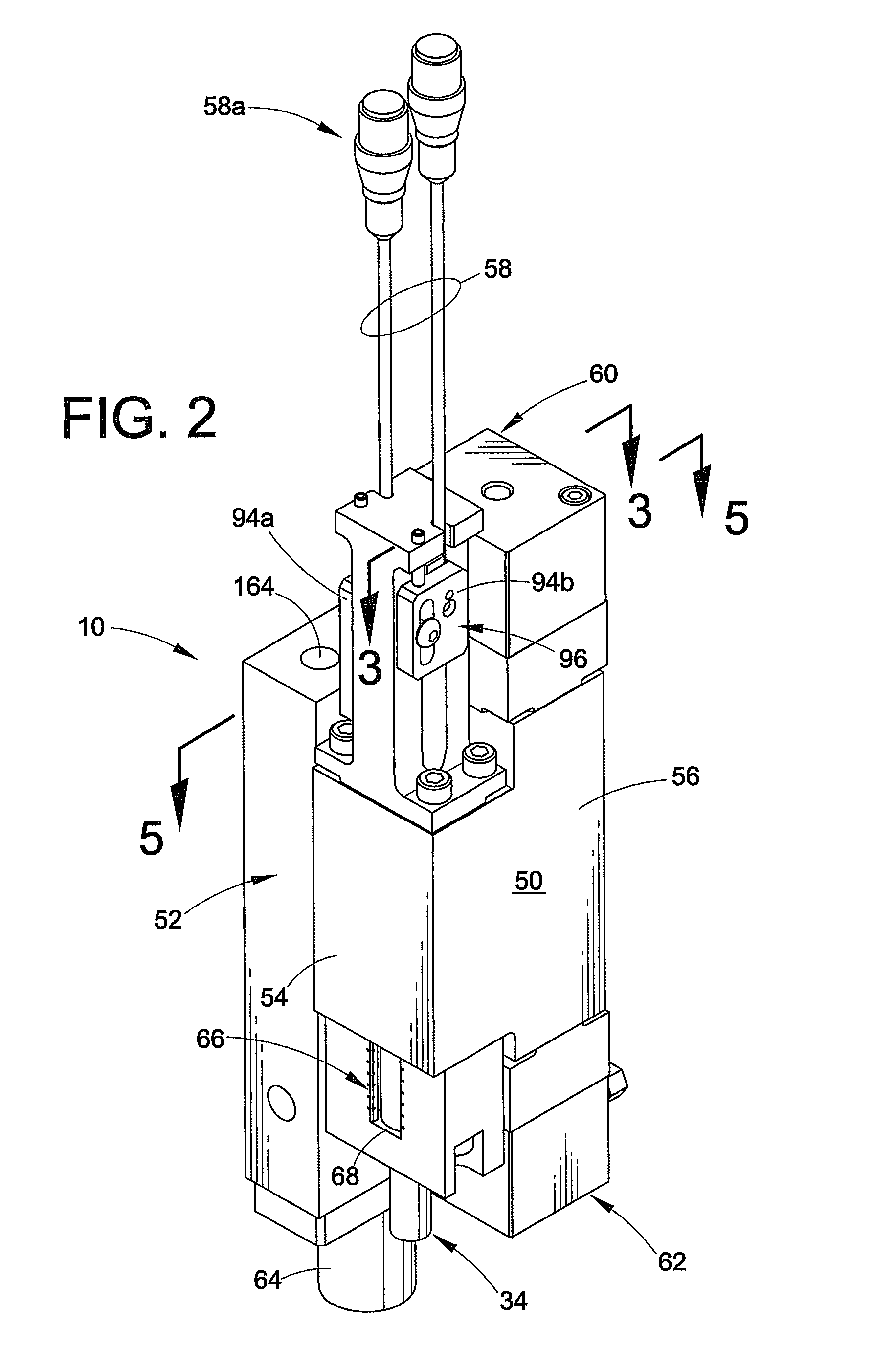 Liquid material dispenser