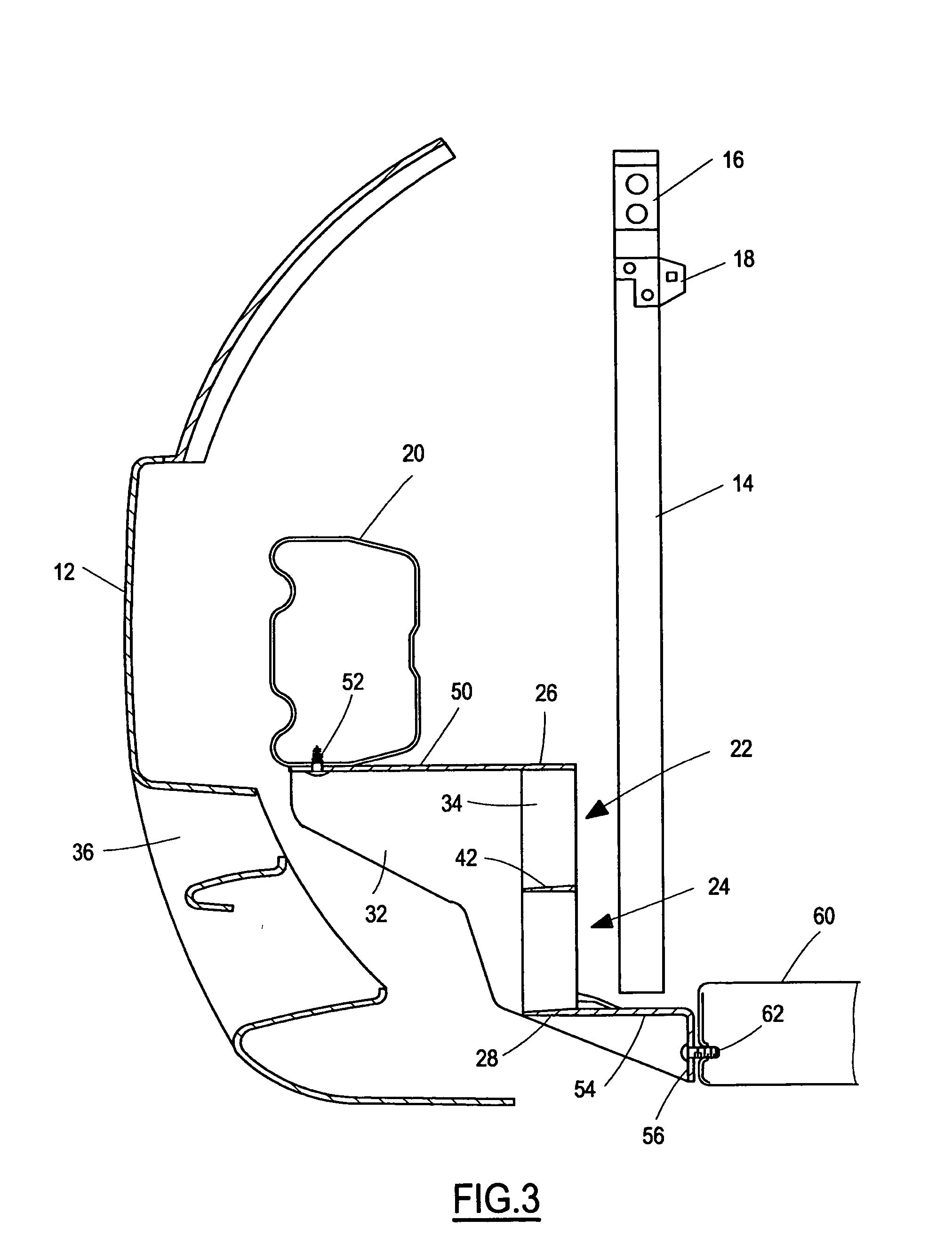 A/C condenser damage protection device