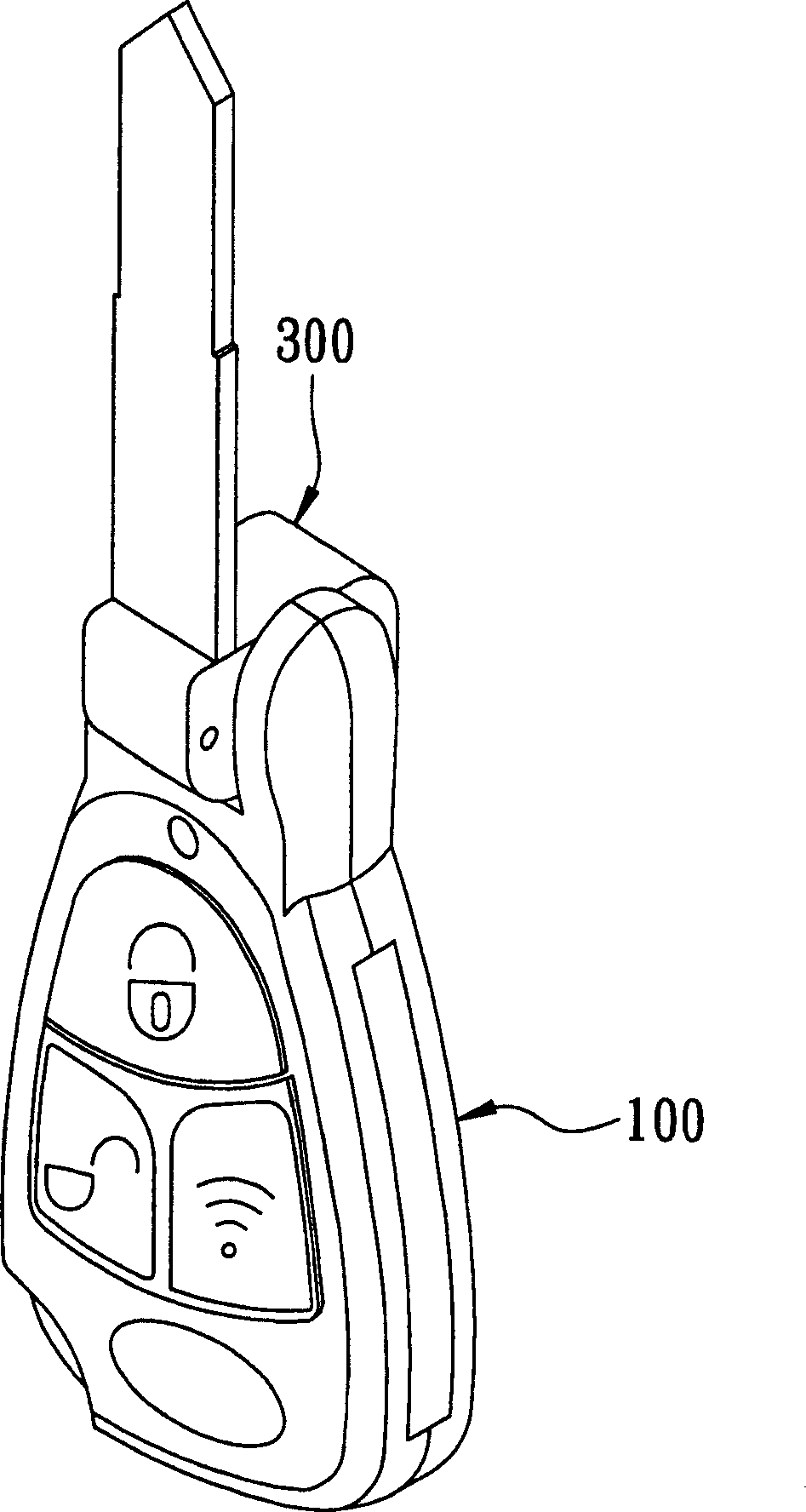 Remote-controller for folding key