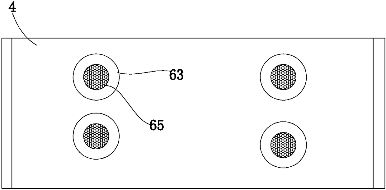 Building fireproof and heat insulating hollow plate