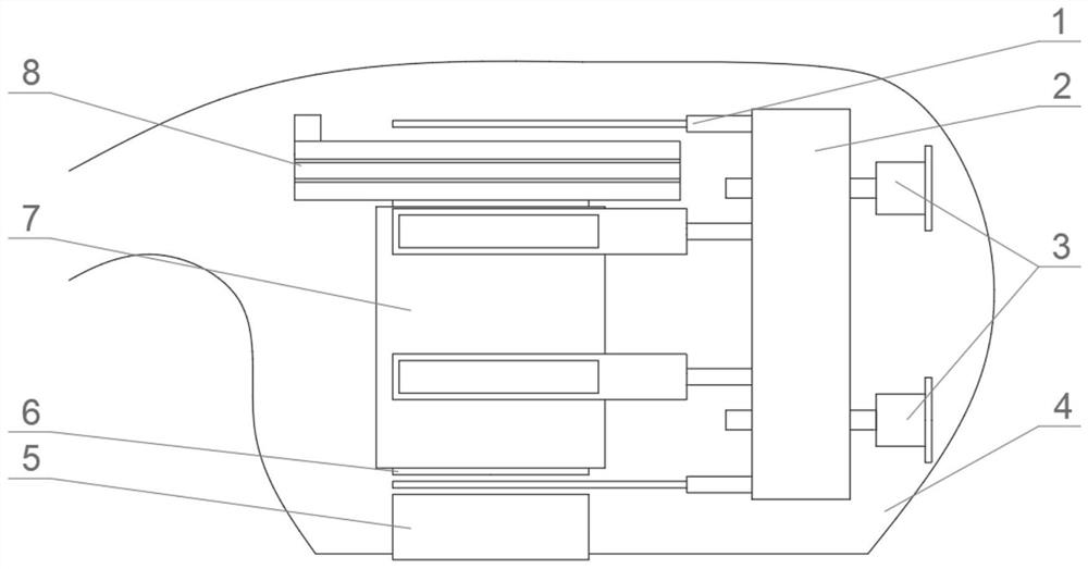 Photon treatment handle and optical filter rotation switching device thereof