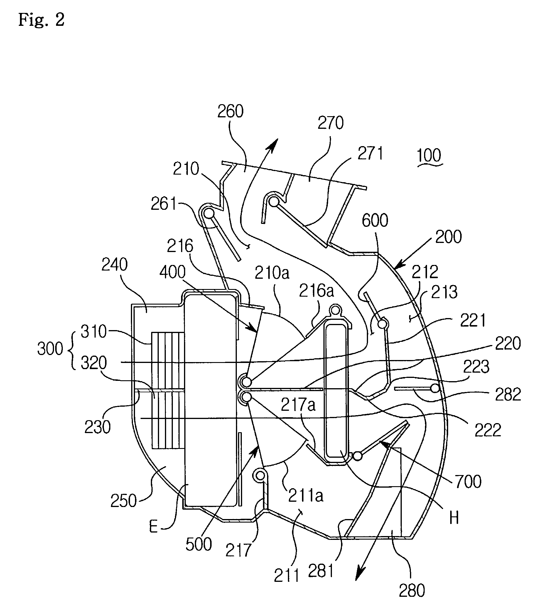 Air conditioning system for a vehicle