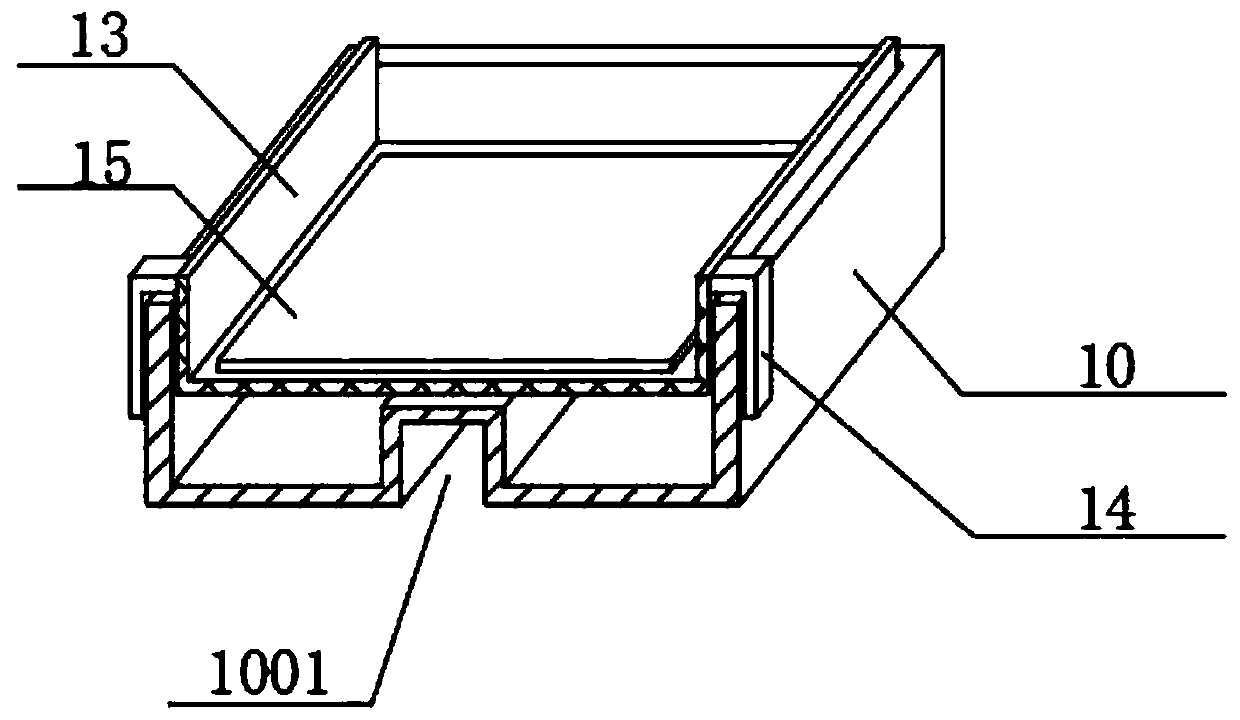 Leaf water-spraying device for sapling cultivation