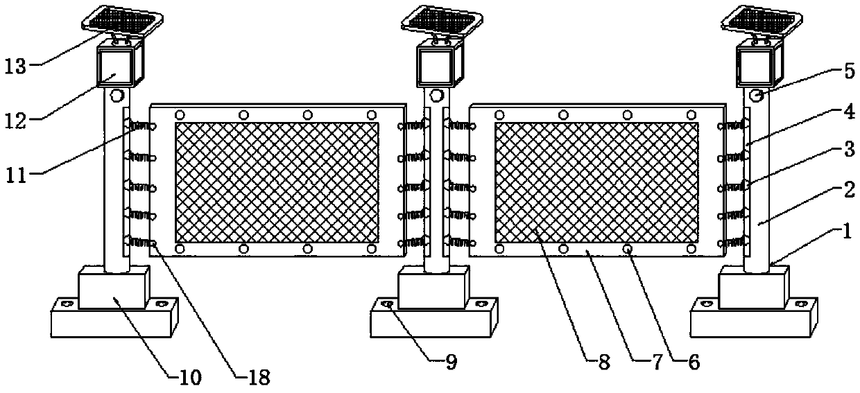 Guard bar structure