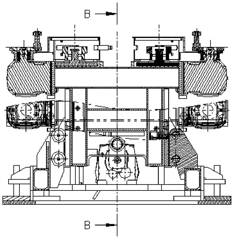 Liftable locking and unlocking device for eccentric pin