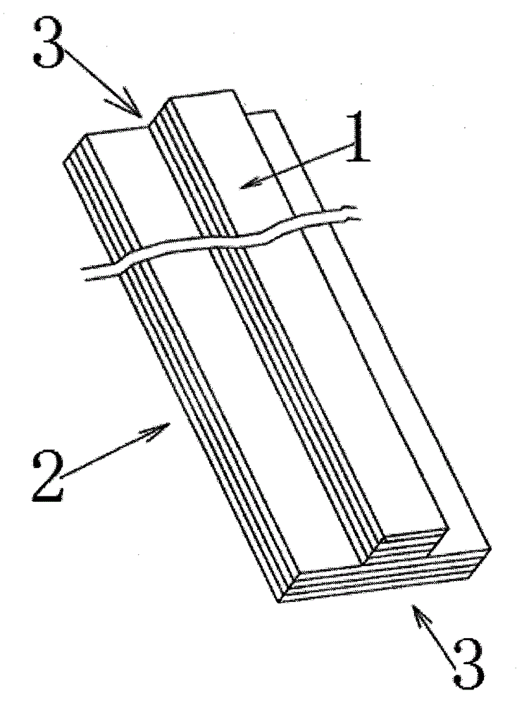 Ceramic block side wall printing method