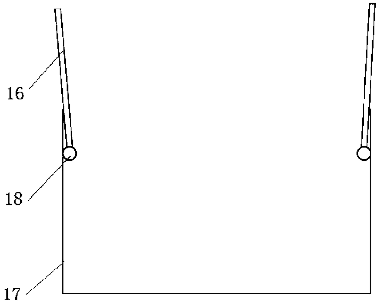 A load-bearing reinforce beam pushing device and method for dump locomotive