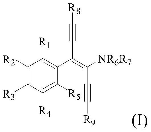 Diyne enamine compound and its preparation method and application