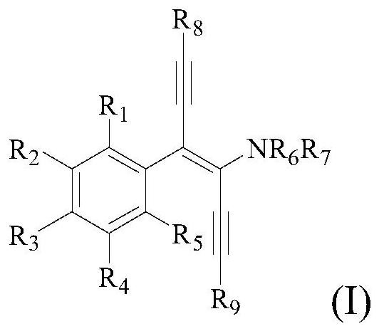 Diyne enamine compound and its preparation method and application