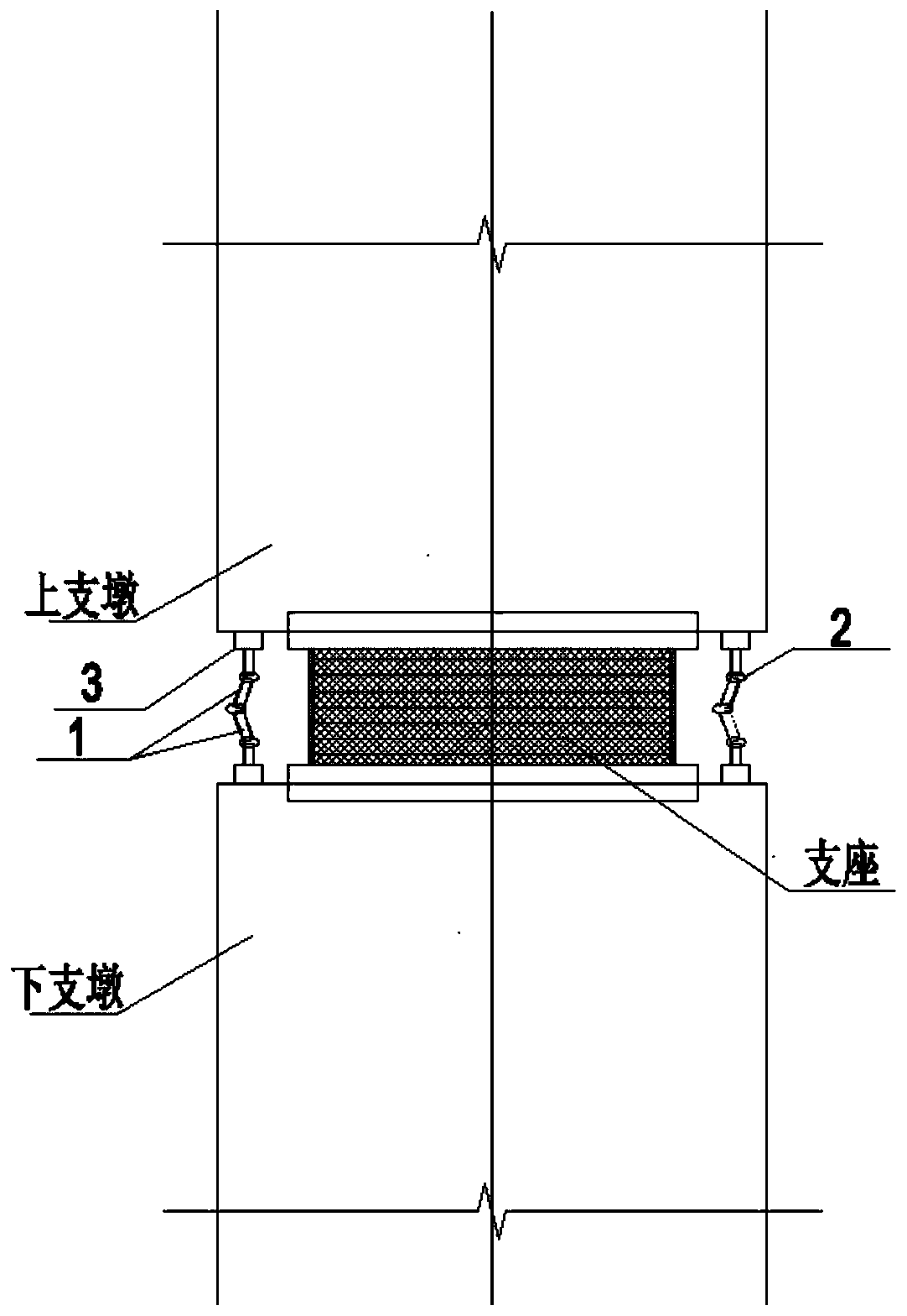 Fireproof protection device and multifunctional rubber support assembly provided with fireproof protection device