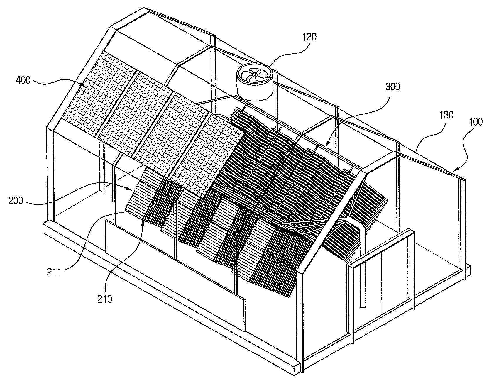 Liquid radioactive waste treatment system