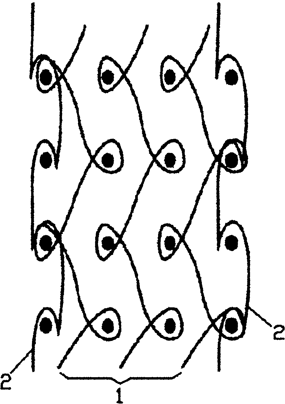 Braided suspension strap and braiding method thereof