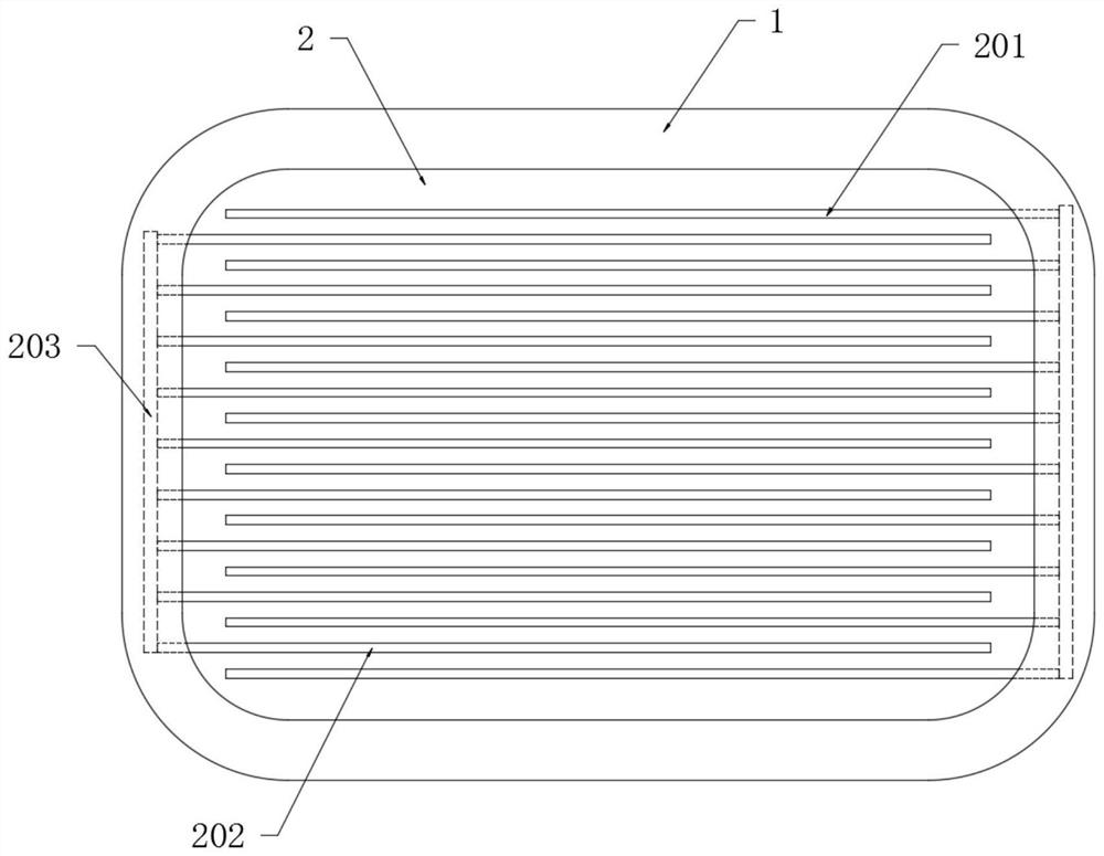 Self-water removal device for automobile rearview mirror