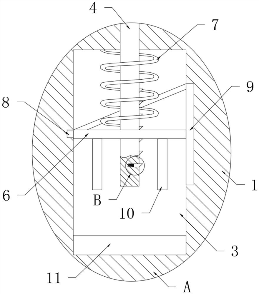 Self-water removal device for automobile rearview mirror