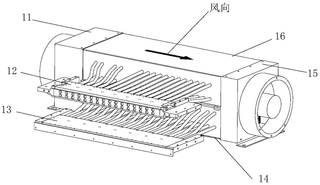 A high thermal density and high power solid-state transmitter module cooling device