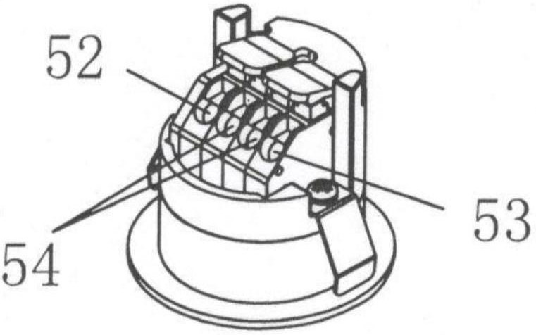 Convenient wiring structure of LED lamp