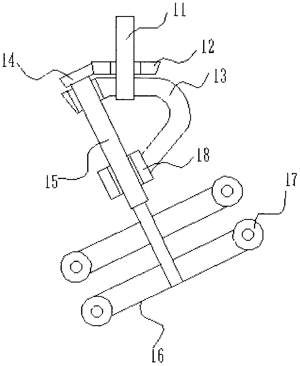 Energy-saving type garden nutrient solution mixing device