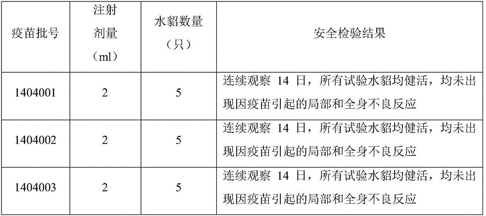 Mink hemorrhagic pneumonia and botulism combined inactivate vaccine and preparing method thereof