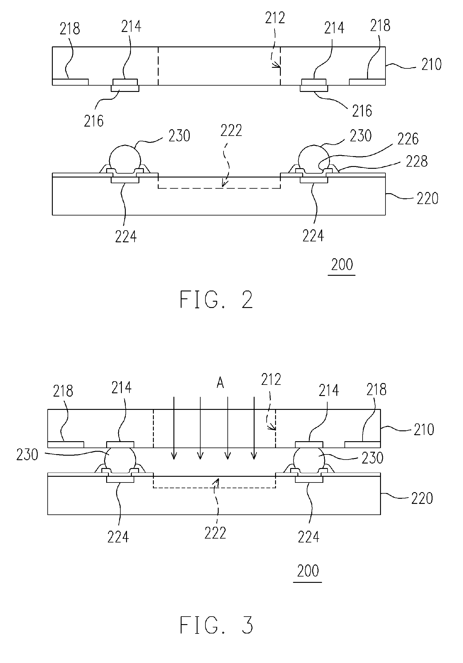 Photosensitive bonding package structure