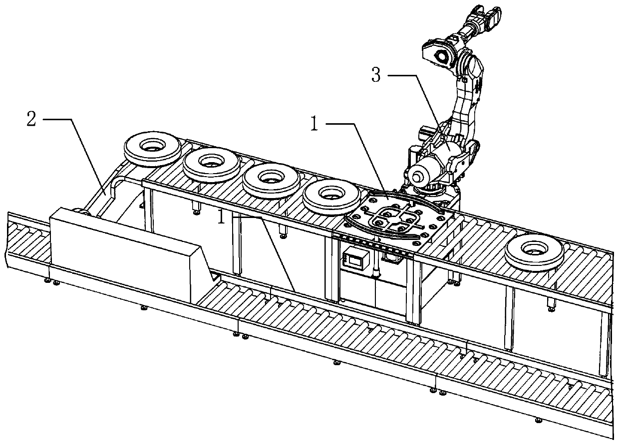 Solid tyre blank sorting system