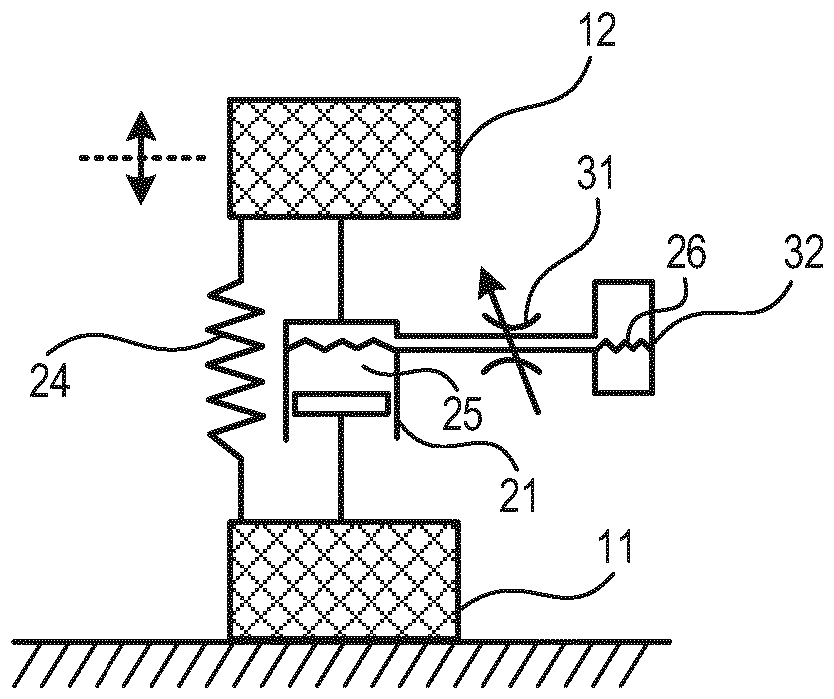 Vibration damper for high-pressure fuel pump, high-pressure fuel pump with vibration damper and method for controlling such a vibration damper