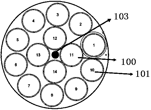 Graphite bearing disc used for production process of LED epitaxial wafer