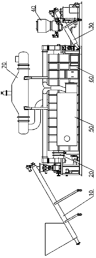 A control method for the carbonization system in a thermal carbon cogeneration system of a biomass external heat method